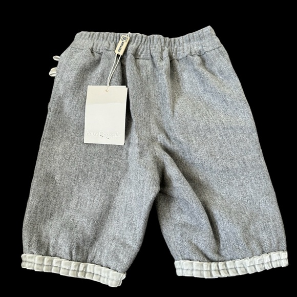 BABY GRAZIELLA***Baby Girl Grey Elegant Pants***3 Mo. $189 - Picture 3 of 3